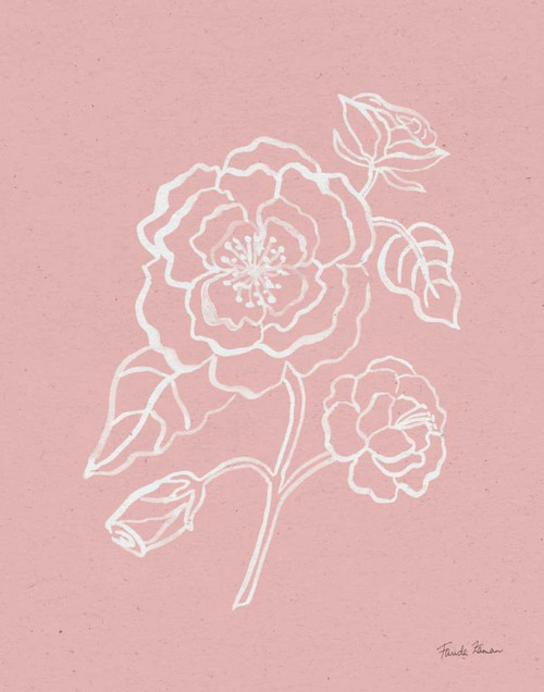 Joyful Peonies IV Pink by Farida Zaman (18 x 24)