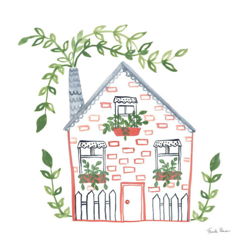 Home Sweet Home III by Farida Zaman (24 x 24)