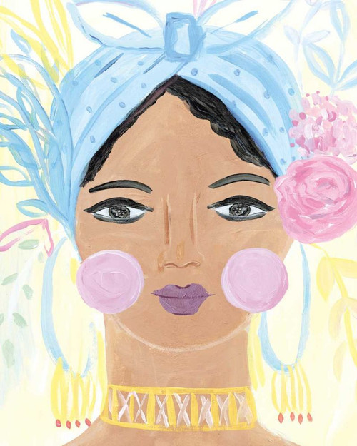 Boho Lady IV by Farida Zaman (18 x 24)