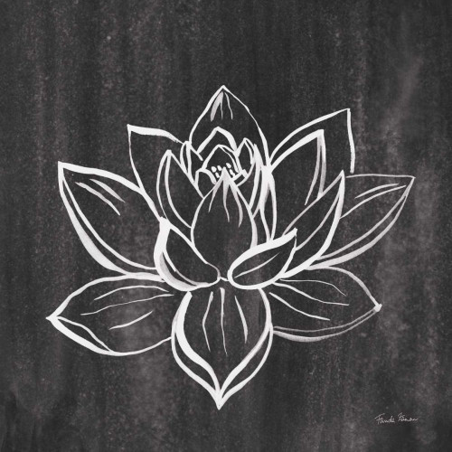 Lotus Gray by Farida Zaman (12 x 12)