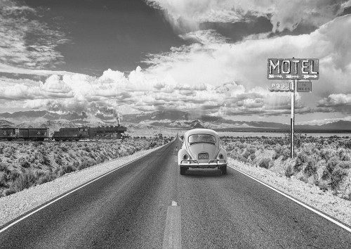 Wandering in the USA by Gasoline Images (24 x 18)