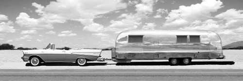 Ready to Go - BW by Gasoline Images (24 x 8)