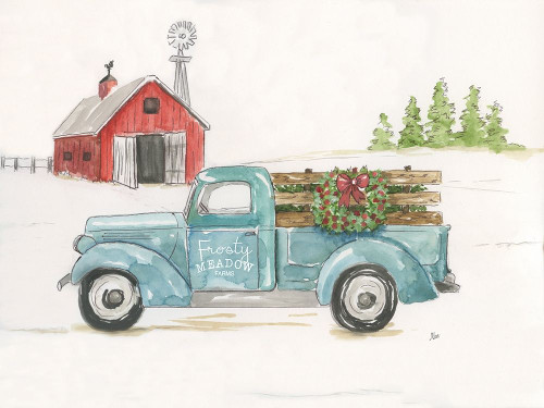 Frosty Meadow Farms by Nan (24 x 18)