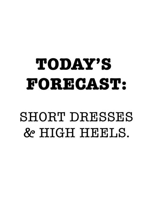 Todays Forecast by SD Graphics Studio (18 x 24)