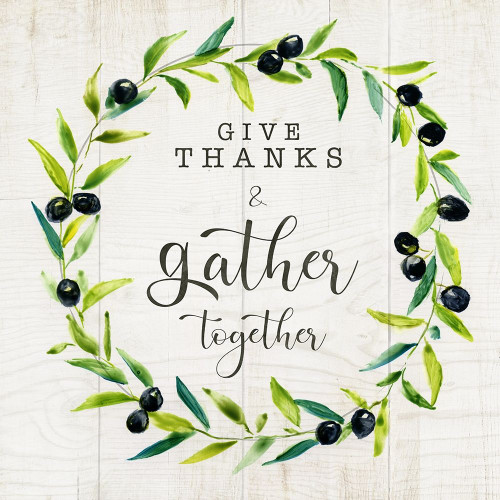 Give Thanks and Gather by Nan (24 x 24)