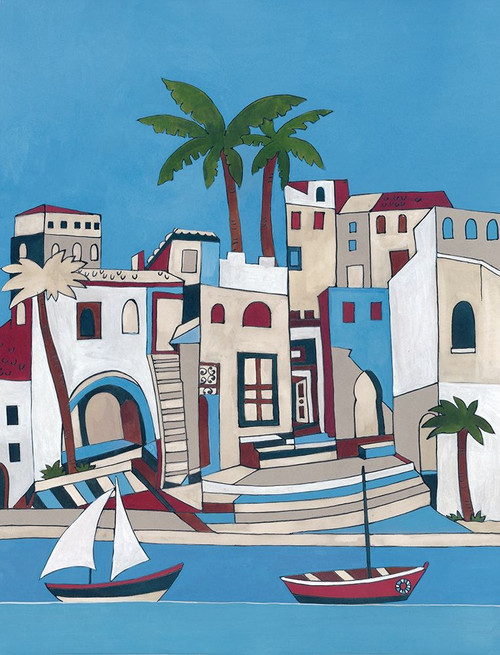 Seasise Village I by Unknown (18 x 24)