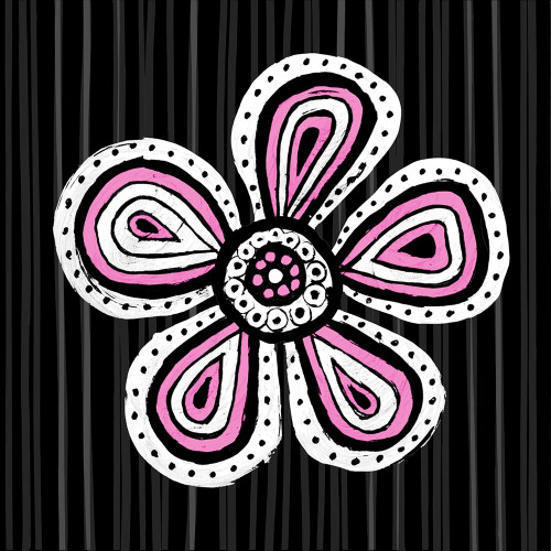 Floral Sketch I by SD Graphics Studio (24 x 24)