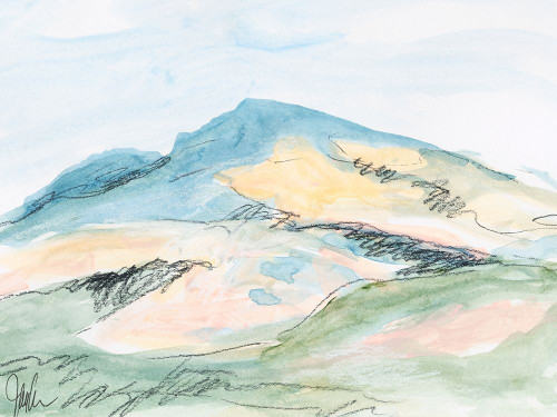 Mt. Diablo No. 2 by Jan Weiss (24 x 18)