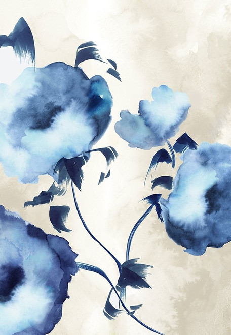 Silky Floral I by Eva Watts (18 x 24)