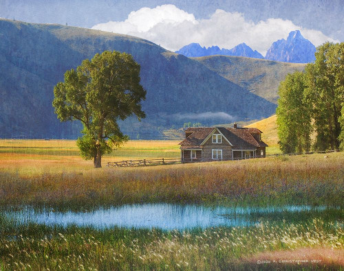 Miller House by Chris Vest (24 x 18)