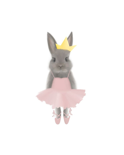 Full Body Ballet Bunny by Pam Varacek (18 x 24)