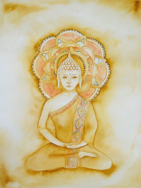 Natural Buddha by Pam Varacek (18 x 24)