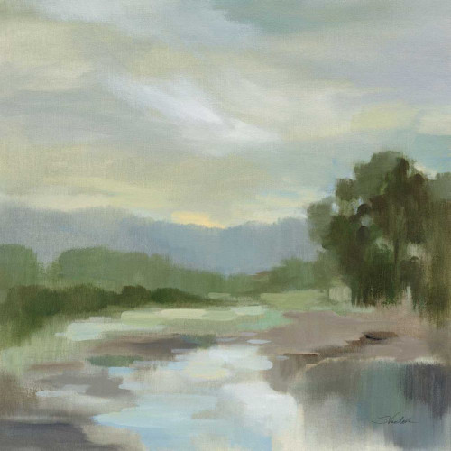 Sage Lake by Silvia Vassileva (12 x 12)