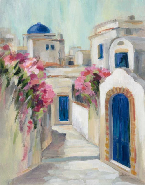 Santorini Street I by Silvia Vassileva (18 x 24)