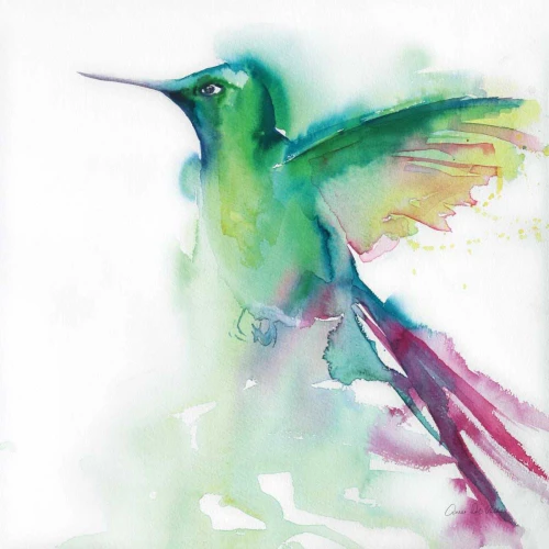 Hummingbirds III by Aimee Del Valle (12 x 12)