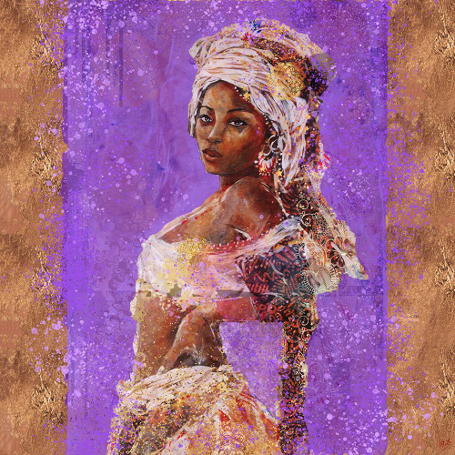 Purple African Light by Marta Wiley (12 x 12)