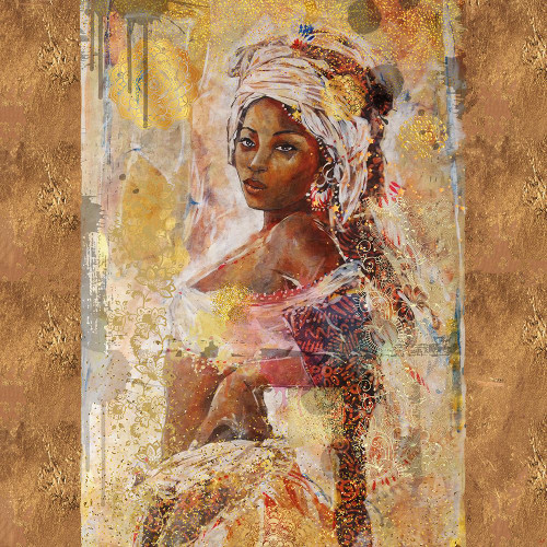 Beige African Light by Marta Wiley (12 x 12)