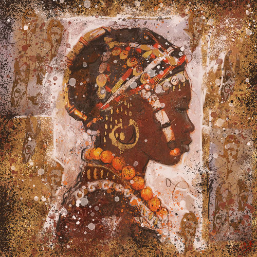 African Portrait II by Marta Wiley (12 x 12)