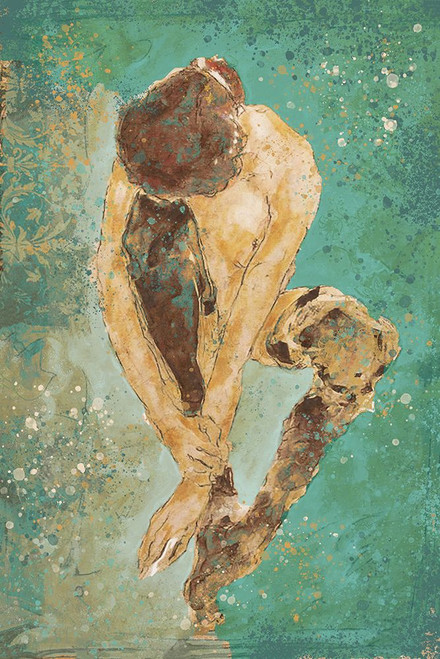 Teal Repose by Marta Wiley (15 x 24)