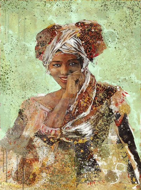 Green African Dreams by Marta Wiley (18 x 24)