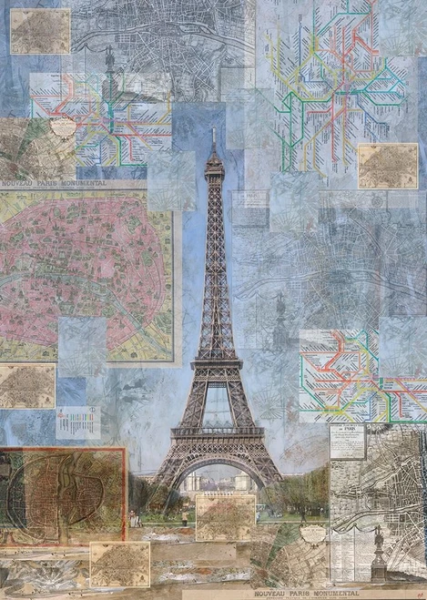 Paris II by Marta Wiley (18 x 24)