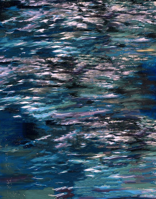 Blue River Study by Marta Wiley (18 x 24)