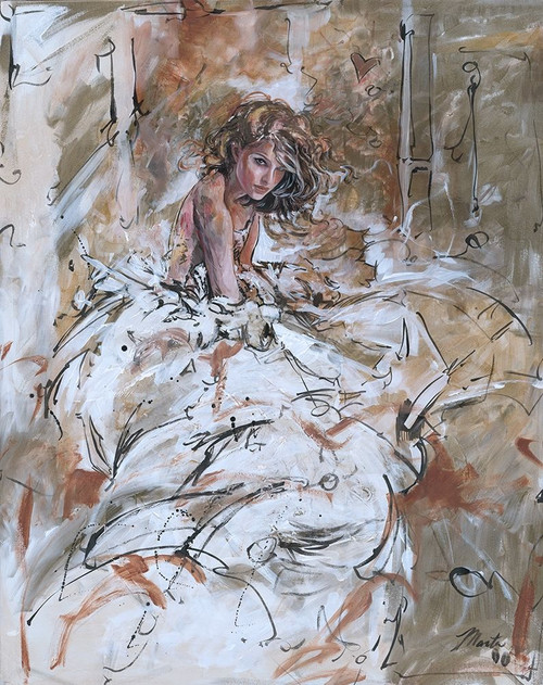 Goddess- Teal tint by Marta Wiley (18 x 24)