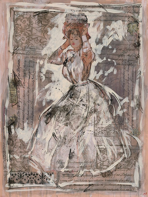 Beauty Stencil II by Marta Wiley (18 x 24)