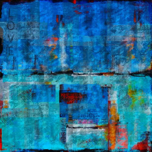 Abstract Dark by Marta Wiley (12 x 12)