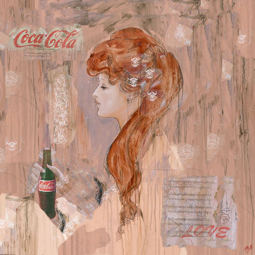 Romantic Coke II by Marta Wiley (24 x 24)