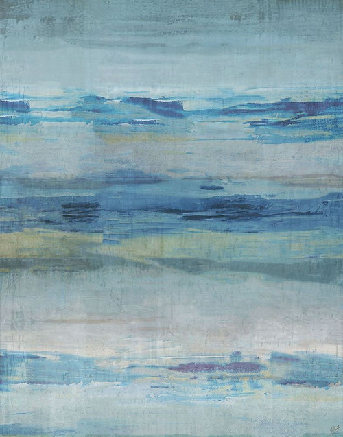 Blue Abstract VII by Marta Wiley (18 x 24)