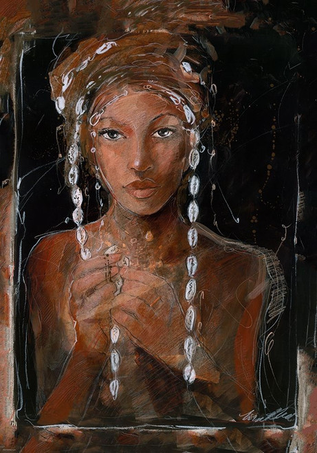 African Shells - Beige by Marta Wiley (18 x 24)