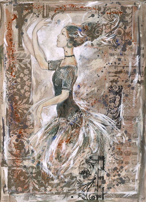 Collage Dancer by Marta Wiley (18 x 24) Collage Dancer by Marta Wiley (18 x 24)