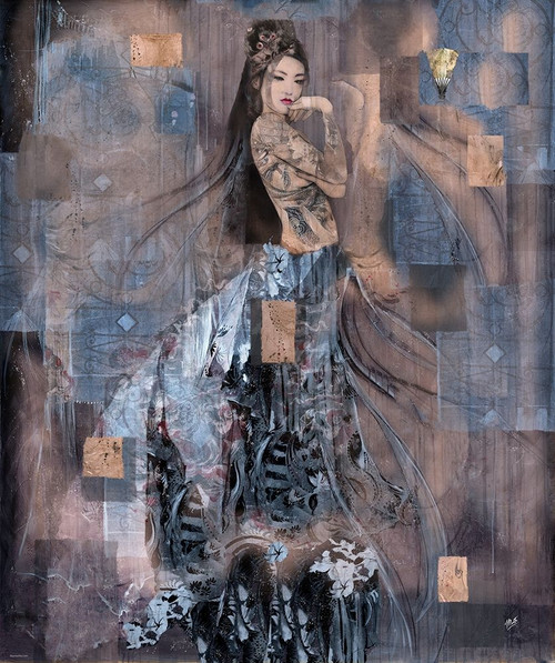 Geisha Tattoo II by Marta Wiley (18 x 24)