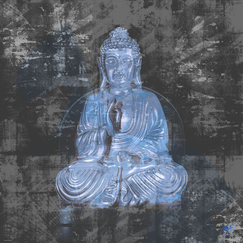 Blue Buddah by Marta Wiley (12 x 12)