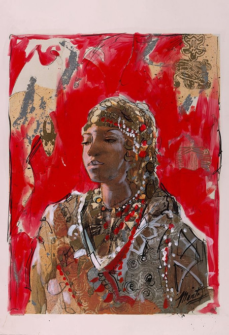 Red African by Marta Wiley (16 x 24)