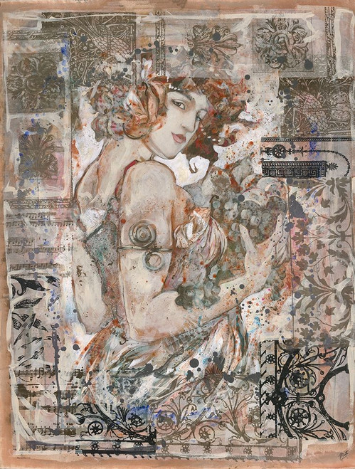 Goddess of Abundance- gold by Marta Wiley (18 x 24)
