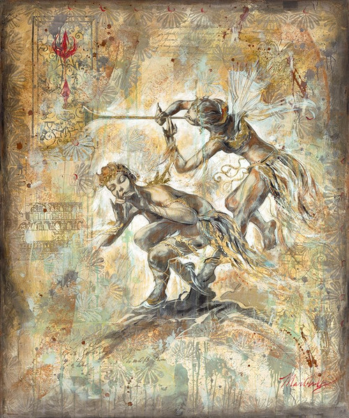 Flute Players Hue Variation by Marta Wiley (18 x 24)