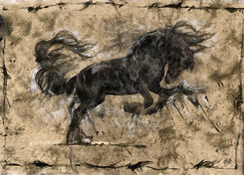 Mustang by Marta Wiley (24 x 18)