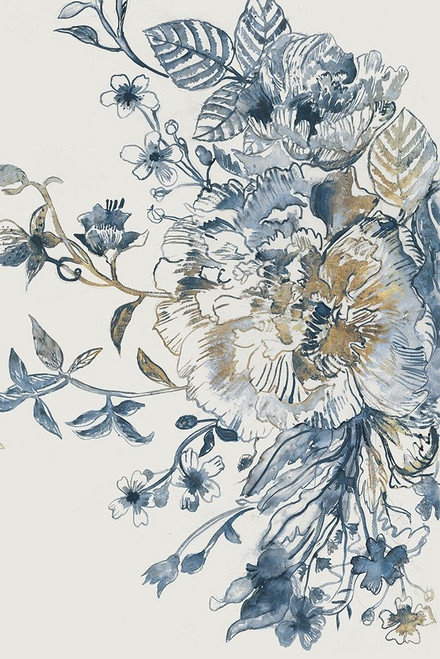 Royal Blue III by Maya Woods (18 x 24)