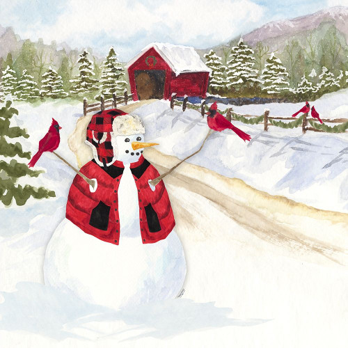 Snowman Christmas III by Tara Reed (24 x 24)