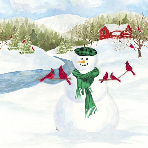 Snowman Christmas II by Tara Reed (24 x 24)
