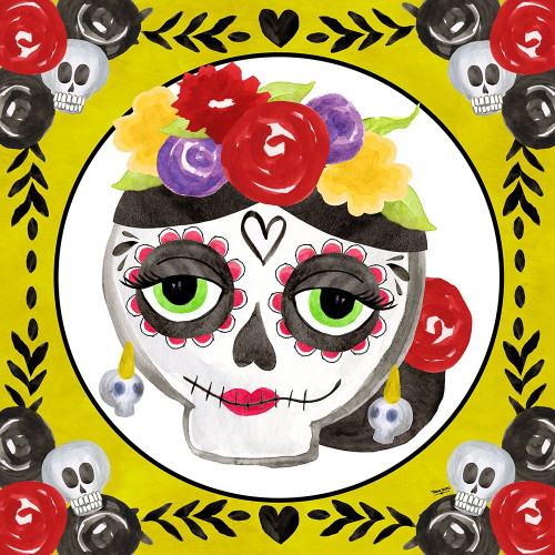 Day of the Dead II by Tara Reed (12 x 12)