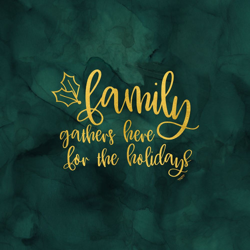 All that Glitters for Christmas III-Family Gathers by Tara Reed (12 x 12)