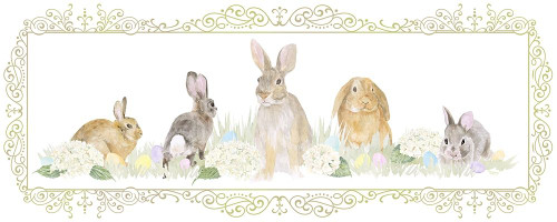 Vintage  Easter panel II by Tara Reed (24 x 10)
