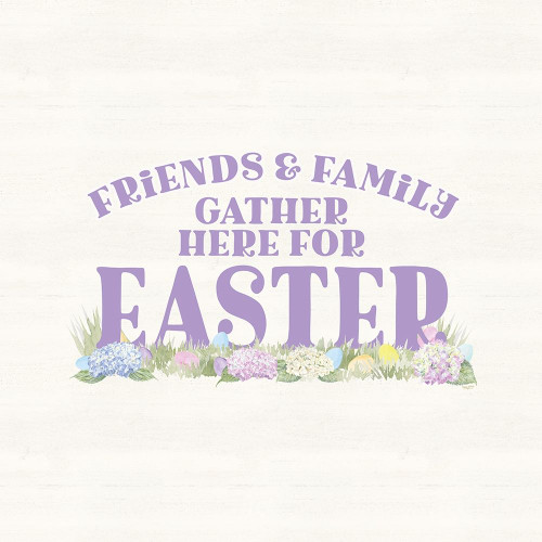 Farmhouse  Easter Sentiment III-Gather by Tara Reed (12 x 12)