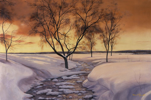 Amber Ice by Diane Romanello (24 x 16)