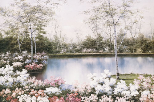 White Birches by Diane Romanello (24 x 16)