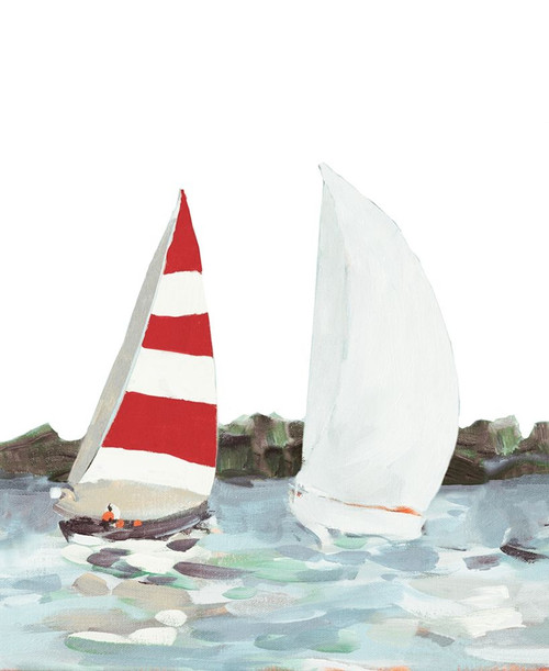 Line Regatta II by Jane Slivka (20 x 24)