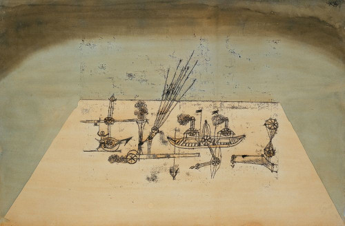 Yellow Harbor by Paul Klee (24 x 16)